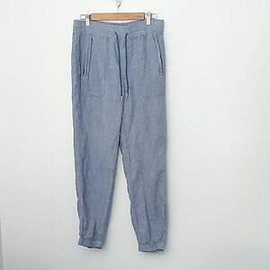 Athleta Light Blue Drawstring Jogger Pants